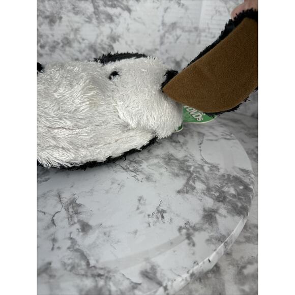 Vintage Plush White & Black Dog Head Case 24 CD DVD Holder Zipper by Head Case - Picture 5 of 11